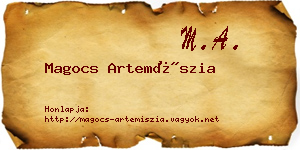 Magocs Artemíszia névjegykártya